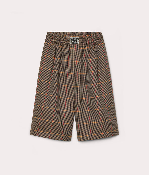Checked shorts