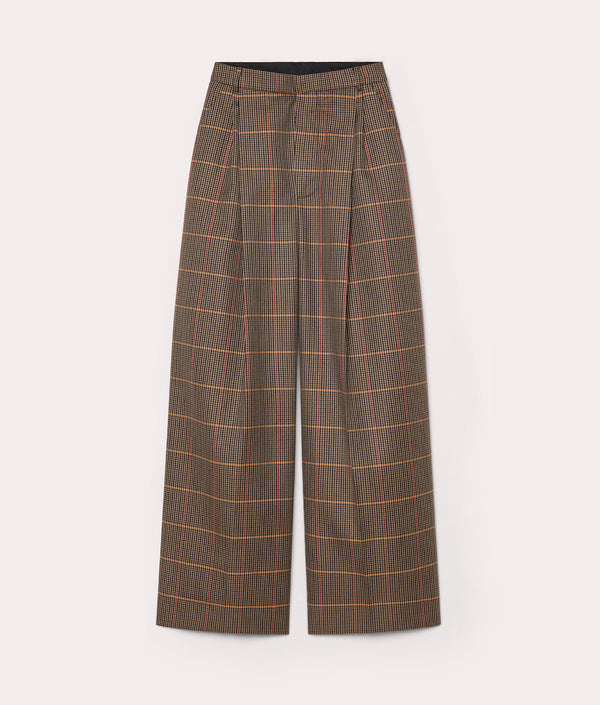 Nonno's checked trousers