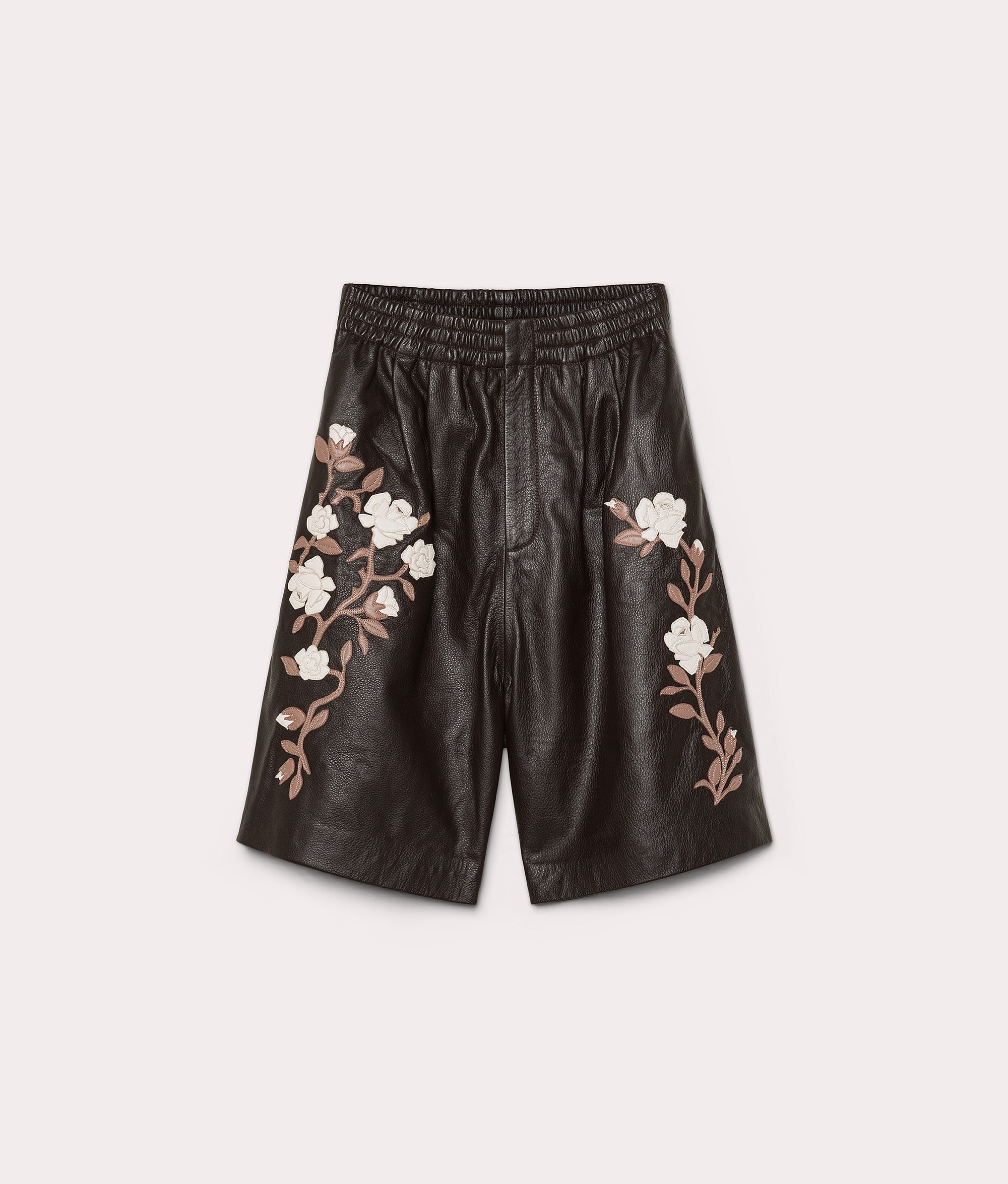 Embroidered leather shorts – HANGED EMPRESS