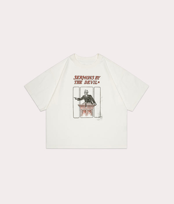 Sermons white T-shirt