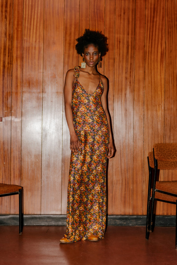 Giardini di marzo slip dress